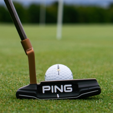 Ping Putter and Golf Ball